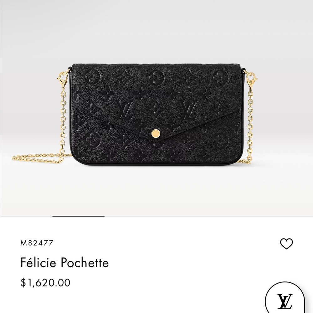 Louis Vuitton Félicie Pochette Black
